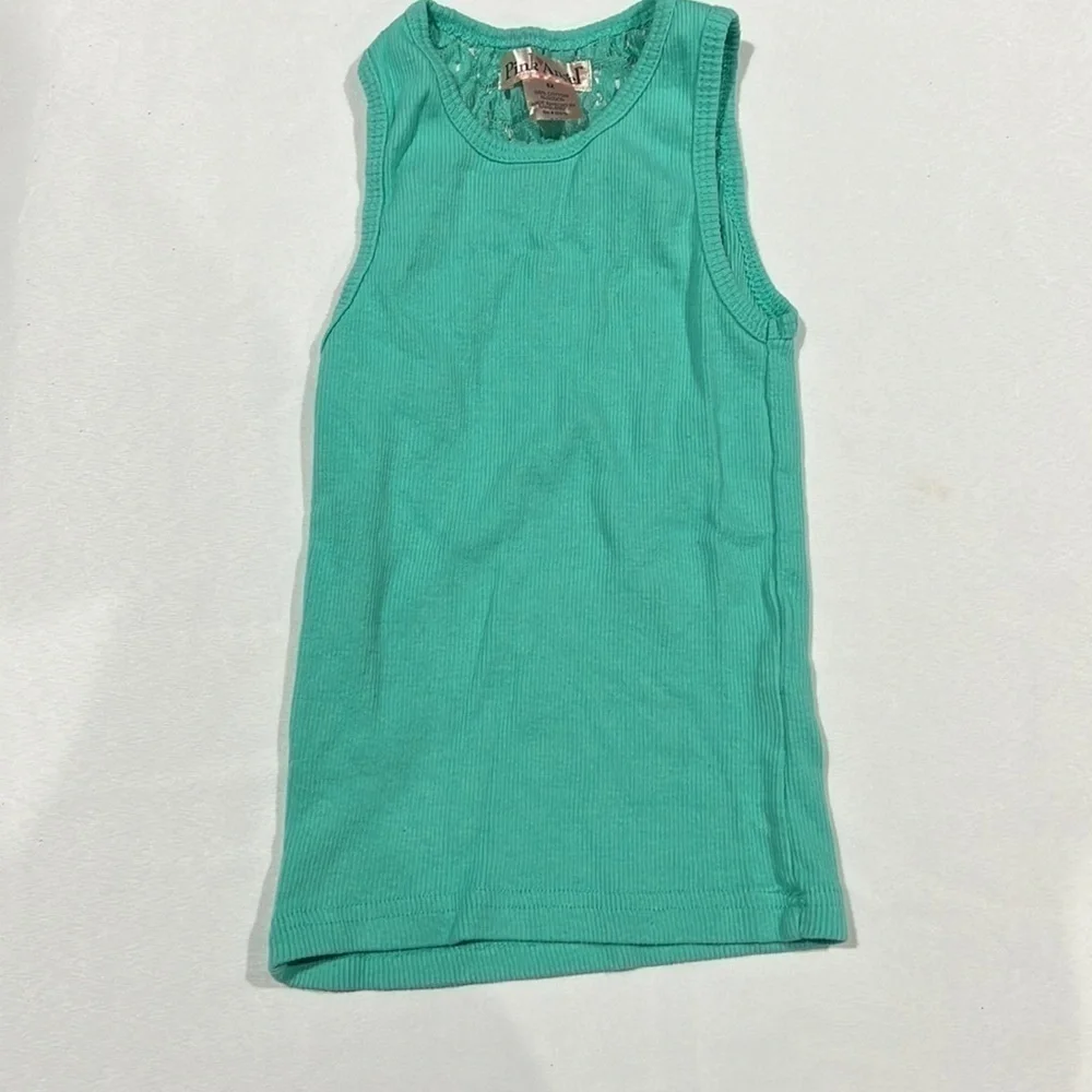 KIDS headquarters shirts. Pink angel tank top. Size 6x
